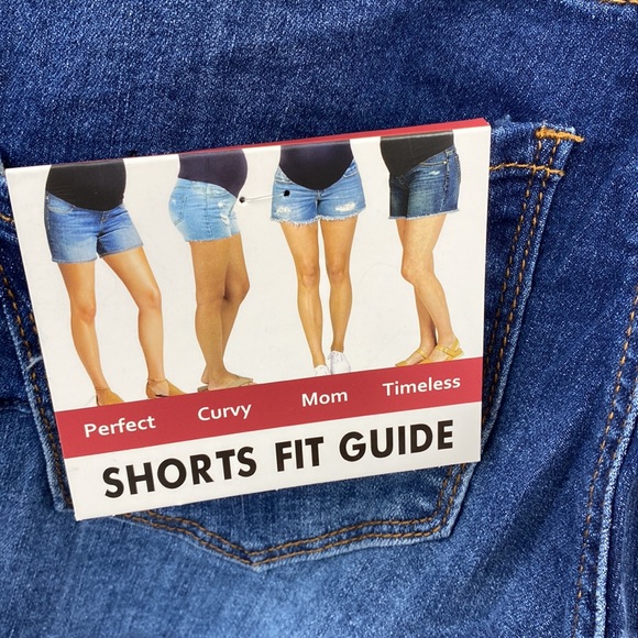 Denim maternity shorts S.O.N.G. Size S, NWT - Picture 12 of 15